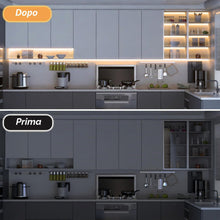 Carica l'immagine nel visualizzatore di Gallery, Striscia LED COB da 5 m, dimmerabile, 24 V, flessibile, con telecomando e alimentatore, CRI92, larghezza 8 mm, per decor