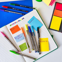 Carica l'immagine nel visualizzatore di Gallery, BIC Megatubo, Set Penne a Sfera Colorate Cristal Original (Punta 1mm), Cristal Fun e Fluo (Punta 1.6mm), Cancelleria Scuola e Casa, Idea Regalo, 20 Unità