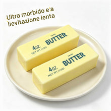 Carica l'immagine nel visualizzatore di Gallery, Giocattolo Butter Squishy, confezione da 6, giocattolo fidget realistico a forma di cibo, morbido giocattolo da schiacci