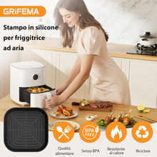 Carica l'immagine nel visualizzatore di Gallery, GRIFEMA Teglia Silicone Friggitrice Aria 2 Pezzi 5-8L per COSORI Ninja