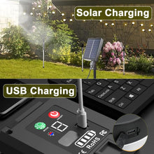 Carica l'immagine nel visualizzatore di Gallery, 1200mAh Pannello Solare per Catena Luminosa