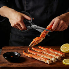 Carica l'immagine nel visualizzatore di Gallery, SHAN ZU Forbici Cucina Giapponesi Heavy Duty 21cm Rivestimento Titanio