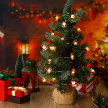 Carica l'immagine nel visualizzatore di Gallery, Catena Luminosa Natale, 2M 20LED Luci della Stringa di Babbo Natale, Decorazioni Natalizie Stringa Luci per Festa, per A