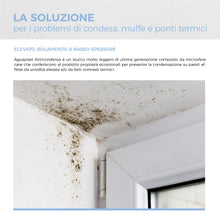 Carica l'immagine nel visualizzatore di Gallery, Aguaplast Anticondensa Stucco Termoisolante 3 kg – Protettivo Anti-Condensa e Anti-Muffa, Riduce Ponti Termici e Riverbe