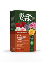 Carica l&#39;immagine nel visualizzatore di Gallery, Il Paese Verde Rose E Arbusti Fioriti 1kg - Concime Per Rose Granulare Per Fioriture Abbondanti E Profumo Intenso. Concime Per Arbusti Fioriti Come Glicine, Oleandro, Lavanda, Concime Siepe.