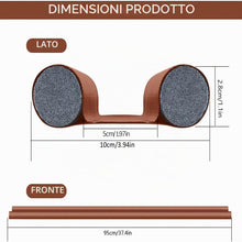 Carica l'immagine nel visualizzatore di Gallery, Paraspifferi per porte, 96 cm, in PU, guarnizione per porta, guarnizione per porta con doppia tenuta, paraspifferi, prot