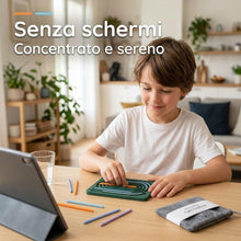 Carica l'immagine nel visualizzatore di Gallery, Twistangle Set Giocattolo Montessori per Bambini, per la Calma e il Relax, Tavola Sensoriale, Giocattolo Antistress e pe