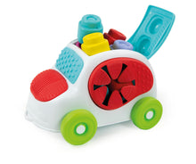 Carica l'immagine nel visualizzatore di Gallery, Clementoni Soft Clemmy - Touch, Move And Play Sensory Car, Bambini 6-36 Mesi, Macchinina Raccoglitore 8 Mattoncini, Gioc