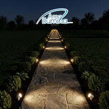 Carica l'immagine nel visualizzatore di Gallery, Portafaretti da Giardino con Picchetto, GU10 220V, IP65, Alluminio, Bianco/Nero/Corten/Marrone, Ø60x100mm (Bianco)