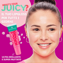 Carica l'immagine nel visualizzatore di Gallery, essence JUICY BOMB lucidalabbra brillante idratante finish lucido (10 ml)