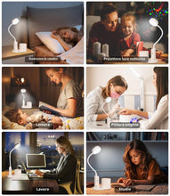 Carica l'immagine nel visualizzatore di Gallery, Lampada da Scrivania a LED per Bambini, Lampada da Tavolo 3 Luminosità Dimmerabile, Lampada da Lettura con Portapenne e 