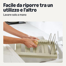Carica l'immagine nel visualizzatore di Gallery, Amazon Basics Organizer per Pentole e Teglie, Include 10 Divisori, in Acciaio Inox, Espandibile da 31cm a 53cm