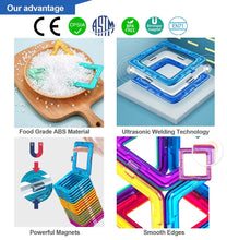 Carica l'immagine nel visualizzatore di Gallery, Condis Costruzioni Magnetiche Bambini 42 Pezzi, Giochi 3 4 5 6 7 anni, Educativi Calamite Puzzle Montessori