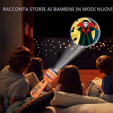 Carica l'immagine nel visualizzatore di Gallery, POPOYU 2 Pezzi Proiettore Halloween Storie Torcia per Bambini, Torcia Proiettore 24 Immagini Diverse per Compleanni Educ