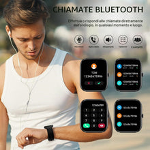 Carica l'immagine nel visualizzatore di Gallery, Smartwatch Uomo Donna, 100+ Sportive Fitness Tracker con Sonno Contapassi Cardiofrequenzimetro, 1.85" Smartwatch con Eff