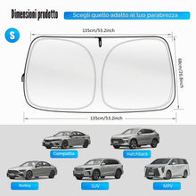 Carica l'immagine nel visualizzatore di Gallery, D-Lumina Parasole per Parabrezza Auto, Parasole Auto Parabrezza Interno, Resistente ai Raggi UV, Pieghevole e Portatile,