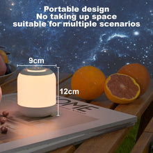 Carica l'immagine nel visualizzatore di Gallery, Lampada da Comodino Touch Dimmerabile 3000K-6500K Bianco Latte