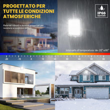 Carica l'immagine nel visualizzatore di Gallery, Willpower Faro LED Esterno 30W Faretti LED 6000K Bianco Con Spina