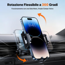 Carica l'immagine nel visualizzatore di Gallery, Miracase Porta Cellulare Auto [Nuovo Doppio Gancio in Acciaio] Supporto Telefono Auto Porta Telefono per Presa D'aria Compatibile con iPhone 16/15/14 Samsung Xiaomi e Altri Smartphones Series
