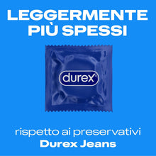 Carica l'immagine nel visualizzatore di Gallery, Durex Settebello Jeans, Preservativi Classici, Vestibilità Regular, 27 Profilattici