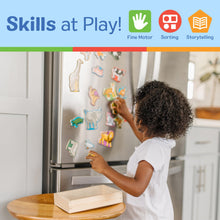 Carica l'immagine nel visualizzatore di Gallery, Melissa &amp; Doug Magneti Bambini - Gioco Calamite Educativo in Legno per Lavagna Magnetica, Calamite per Frigorifero, Rega