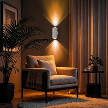 Carica l'immagine nel visualizzatore di Gallery, Applique Led da Parete Interno 2Pezzi Luce con Sensore di Movimento
