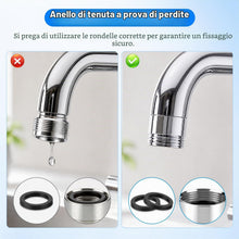 Carica l'immagine nel visualizzatore di Gallery, Zocipro 10Pcs Kit Adattatori per Rubinetto in Ottone, Adattatore Filettato