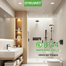 Carica l'immagine nel visualizzatore di Gallery, Set di 4 Faretti led da incasso per cartongesso,12V 3W faretti led soffitto,Faretto LED foro 55mm ultrasottile14mm,IP44 