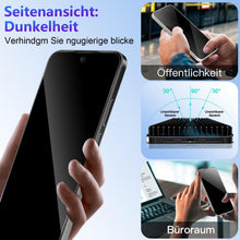 Carica l'immagine nel visualizzatore di Gallery, Pellicola protettiva privacy per Xiaomi Redmi Note 15 Pro 5G in vetro temperato, 2 pezzi schermo privacy e 2 pezzi prote