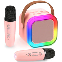 Carica l'immagine nel visualizzatore di Gallery, Chennyfun Macchina Karaoke con 2 Microfono, Karaoke Portatile Bambini