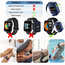 Carica l'immagine nel visualizzatore di Gallery, 2 Cinturini Compatibili con Xiaomi Redmi Watch 2Lite &amp; POCO Watch Cinturino in Silicone Braccialetti Sportivi Impermeabi