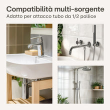 Carica l'immagine nel visualizzatore di Gallery, Praknu Idroscopino per WC in Acciaio Inox – Doccetta Bidet con Supporto