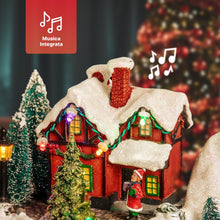 Carica l'immagine nel visualizzatore di Gallery, Avilia Villaggio di Natale con Musica e Luci: Atmosfera Magica per Le tue Feste Natalizie! Luci Scintillanti, Melodie Incantevoli e Atmosfera Natalizia Unica