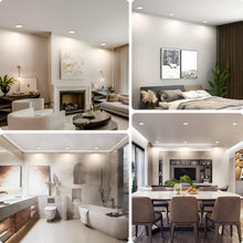 Carica l'immagine nel visualizzatore di Gallery, YindaLux Faretti Led da Incasso per Cartongesso, 5W 550LM IP44 Faretti LED Soffitto Dimmerabile, 3000K 4000K 6000K Regol