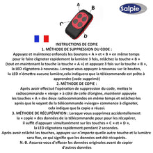 Carica l'immagine nel visualizzatore di Gallery, Telecomando Cancello Universale 433 MHz – 2 Pezzi – Autoapprendimento Codice Fisso – Batterie Incluse – Compatibile Solo