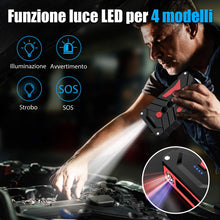 Carica l'immagine nel visualizzatore di Gallery, BIUBLE Avviatore Batteria Auto, 3000A Portatile Avviatore Emergenza per Auto(Adatto a 7.0L Gas o motore diesel 5.5L litri), 12V Jump Starter Booster Power Bank, Torcia a LED