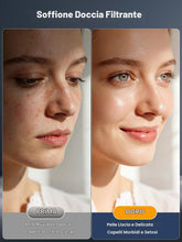 Carica l'immagine nel visualizzatore di Gallery, YEAUPE PRO Soffione Doccia con Filtro a 25 Fasi, Ø110 mm con Filtro