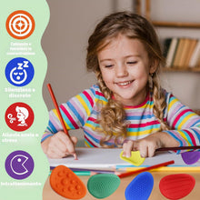 Carica l'immagine nel visualizzatore di Gallery, Fidget Toys Sensory Stones Gioco Antistress 6 Pezzi Sensoriale Autismo per Giocattoli Anti Stress Autismo Fidget Squishy