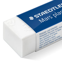 Carica l'immagine nel visualizzatore di Gallery, Staedtler Mars Plastic - Mini Gomme da Cancellare, Set Cancelleria Scuola Università e Ufficio, Gomma da Cancellare Ideale per Materiale Scolastico e Cose per la Scuola, Cancella Facilmente - 3 Pezzi