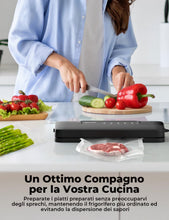 Carica l'immagine nel visualizzatore di Gallery, Vihoom Macchina Sottovuoto Alimenti 5 in 1, Automatica Sigillatore Sottovuoto Macchina per Alimenti Secchi che Umidi, con 10 Sachetti Sottovuoto e Tubo Sottovuoto