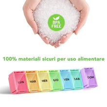 Carica l'immagine nel visualizzatore di Gallery, Opret Portapillole Settimanale 7 Scomparti ITALIANO da Viaggio