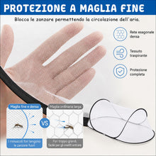 Carica l'immagine nel visualizzatore di Gallery, Zanzariera, 200 x 80 x 56 cm, Zanzariera Pop-Up, Tenda Da Campeggio Portatile E Tenda Protettiva Contro Gli Insetti Per 