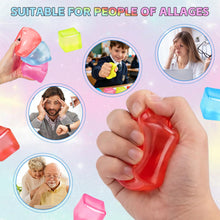 Carica l'immagine nel visualizzatore di Gallery, 4 Squishy Cubes Antistress 5 cm, Cubi Morbidi a Ritorno Lento da Spremere, Giocattoli Sensoriali Fidget per Bambini e Ad