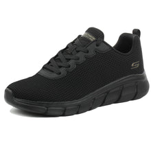 Carica l'immagine nel visualizzatore di Gallery, Skechers Bobs Sport Women's Sneakers – Visionary Essence Lace-up, Vegan &amp; Washable, B Flex Essenza VISIONARIA Donna, Black Knit, 38 EU