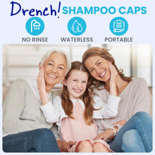 Carica l'immagine nel visualizzatore di Gallery, Drench! Medical Cuffia Shampoo Senza Acqua - 6 Unità - Shampoo Secco e Balsamo senza Risciacquo - Facile da Usare per An