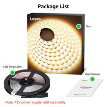 Carica l'immagine nel visualizzatore di Gallery, Lepro Striscia LED 5m 300 LED 2835, 16W 2300lm Luce Nastro Luminoso Bianco Caldo 3000K, Strisce LED 12V per Decorazione e Illuminazione Domestica, Magazzino, Negozio, ecc