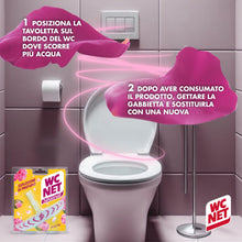 Carica l'immagine nel visualizzatore di Gallery, Wc Net Tavoletta Sensorial Pink Joy Muschio Bianco e Peonia, Anticalcare