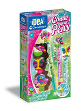 Carica l'immagine nel visualizzatore di Gallery, Clementoni Idea - Create Your Pens: Wonderful Butterflies, Laboratorio delle Penne Personalizzate, Kit Creativo per Bamb