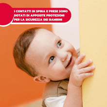 Carica l'immagine nel visualizzatore di Gallery, POLY POOL - PP2635 Prolunga Elettrica con Cavo Elettrico Bianco Estensibile 3 Metri - Spina 10A Salvaspazio e Presa Gran