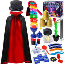 Carica l'immagine nel visualizzatore di Gallery, Heyzeibo Giochi di Magia, Kit di Magia con Istruzioni per Ogni Trucco per Bambini di 6 7 8 9 10 11 12 Anni, Costume da M